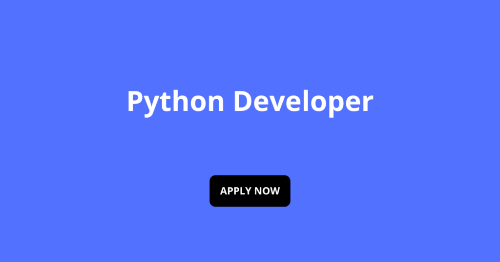 Python Developer Python Developer