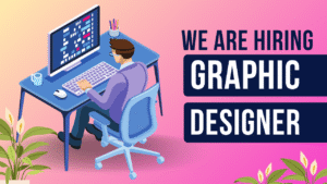 Pink And Blue Simple Illustrated Graphic Designer YouTube Thumbnail