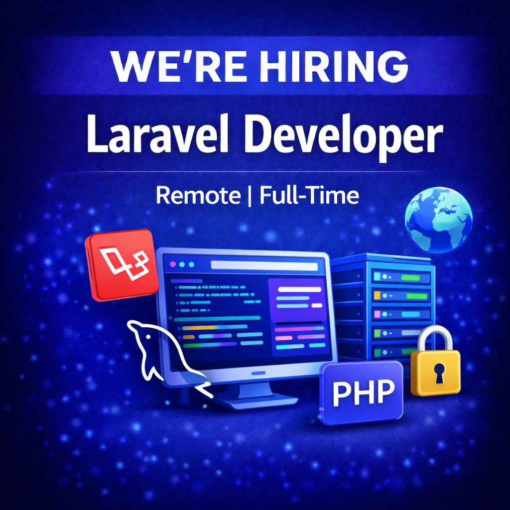 💻 Laravel Developer – Full-Time (Remote) 40,000 to 45,000 Laravel Developer