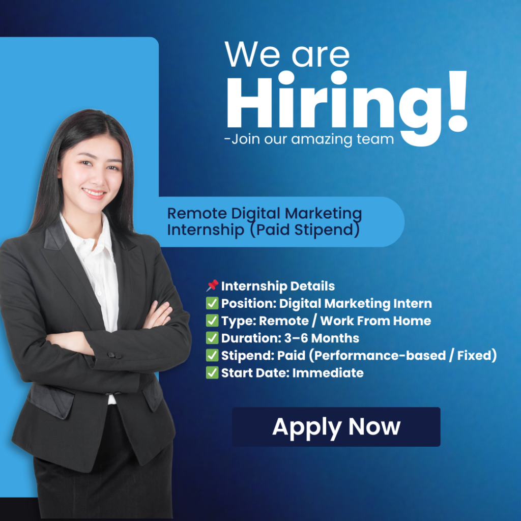 Remote Digital Marketing Internship
